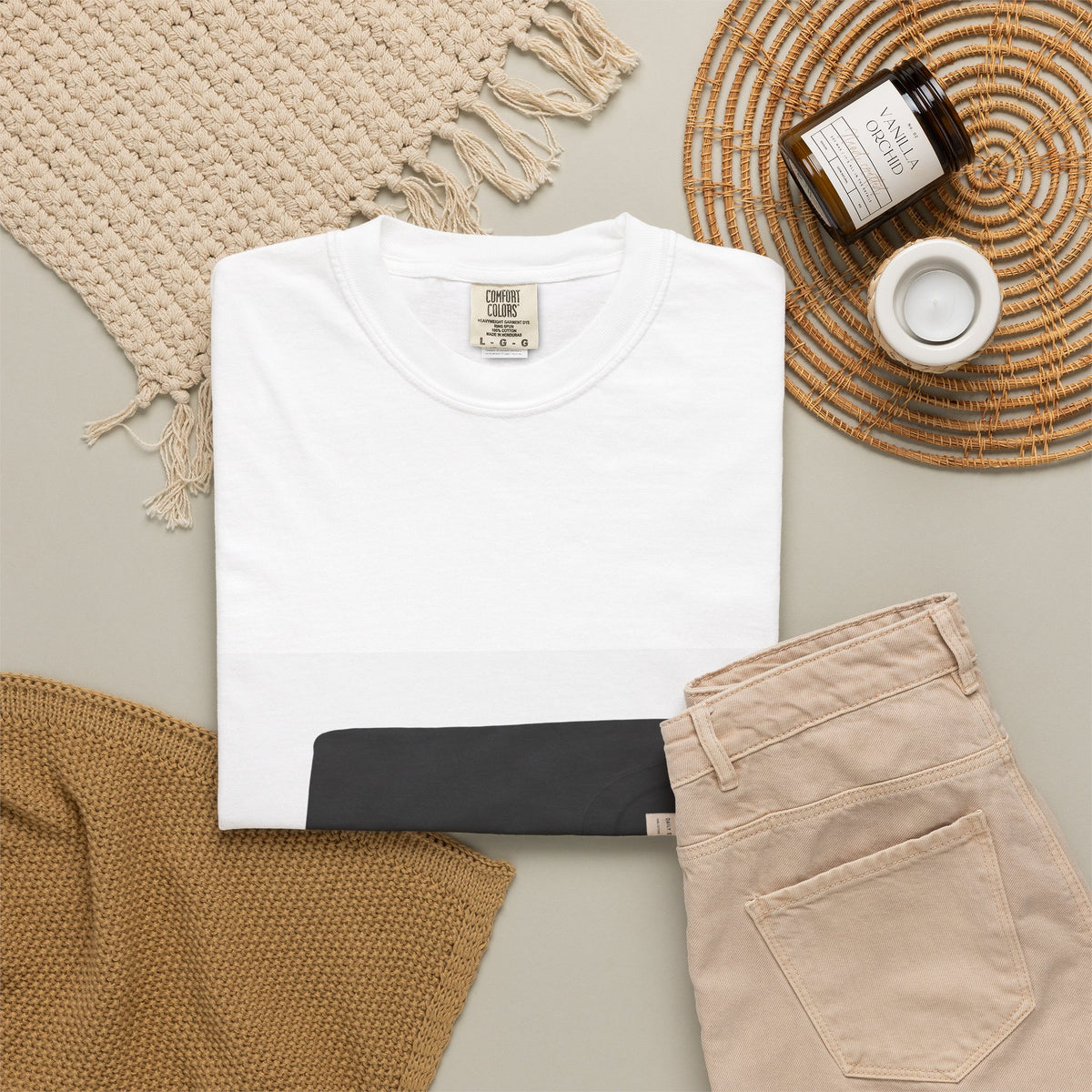 T-Shirt — Minimal Folded Tee Graphic
